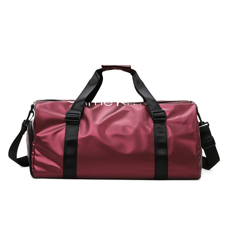A large-capacity hand-held travel bag with a pull handle