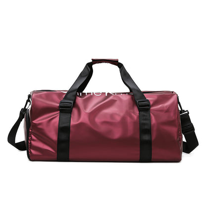 A large-capacity hand-held travel bag with a pull handle