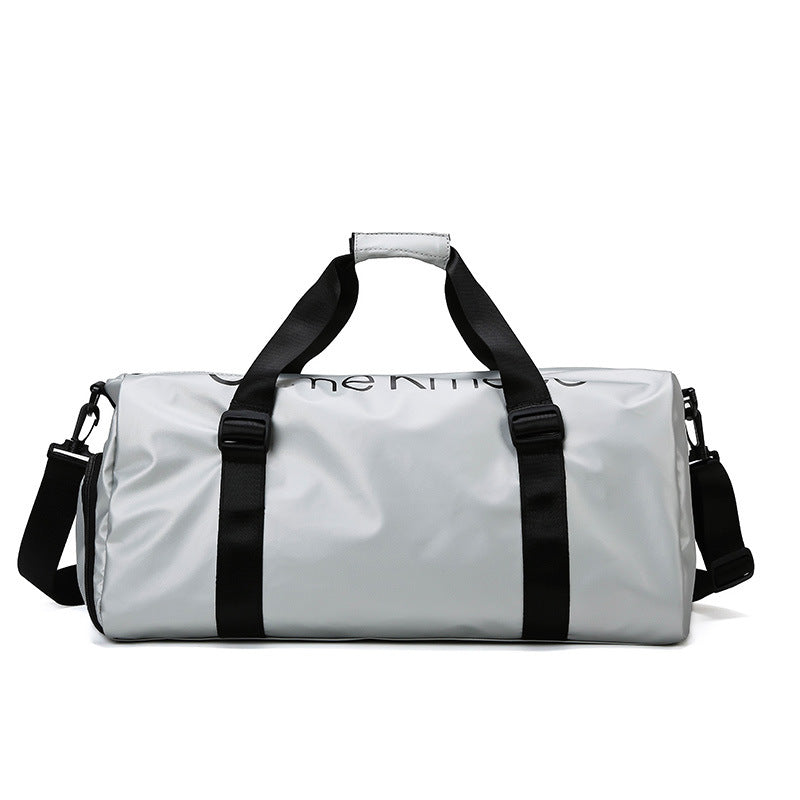 A large-capacity hand-held travel bag with a pull handle