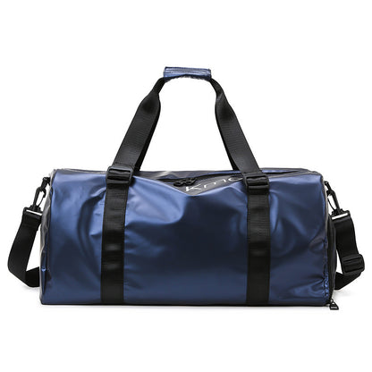 A large-capacity hand-held travel bag with a pull handle
