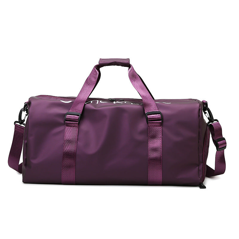 A large-capacity hand-held travel bag with a pull handle
