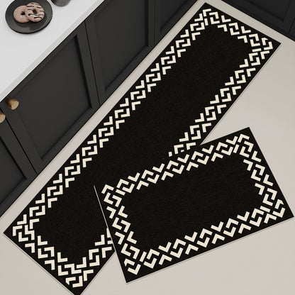 A light luxury and high-end kitchen long diatom mud floor mat