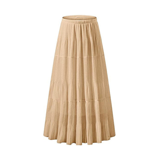 A- line Horn Long Skirt Skirt