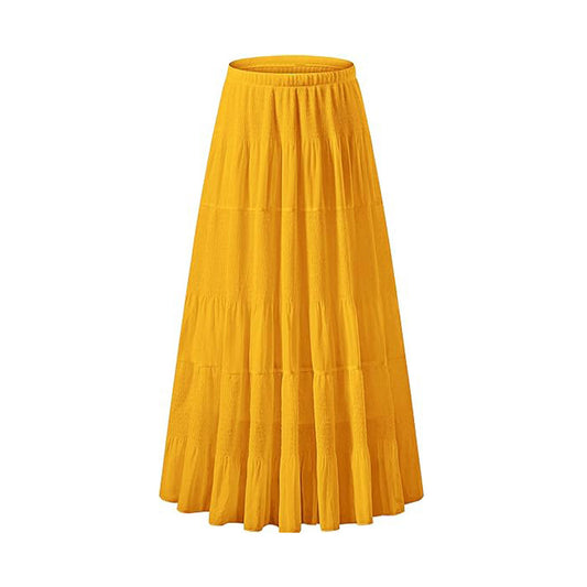 A- line Horn Long Skirt Skirt