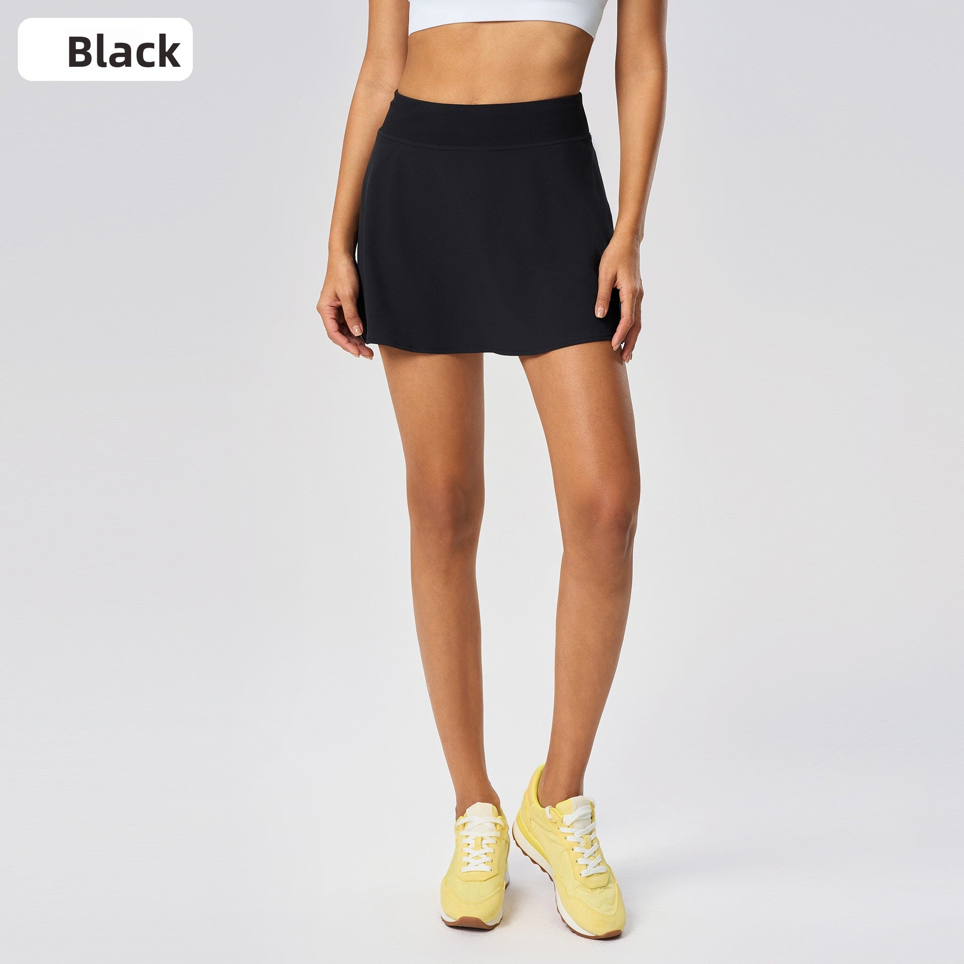A-Line Sports Skirt with Built-in Shorts
