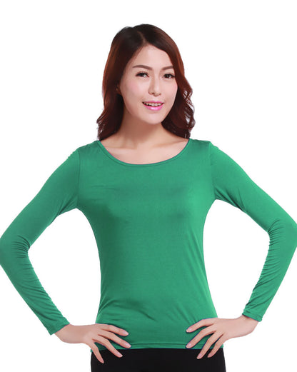 A long-sleeved full-body base layer shirt