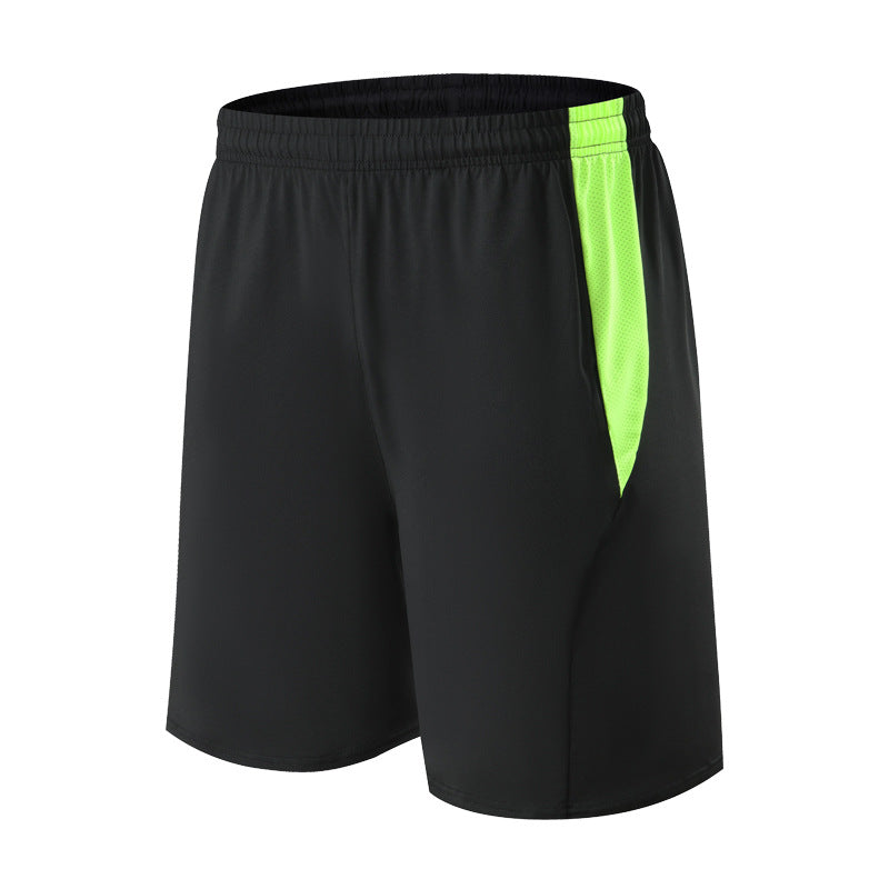 A man in sports yoga shorts
