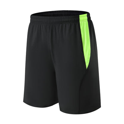A man in sports yoga shorts