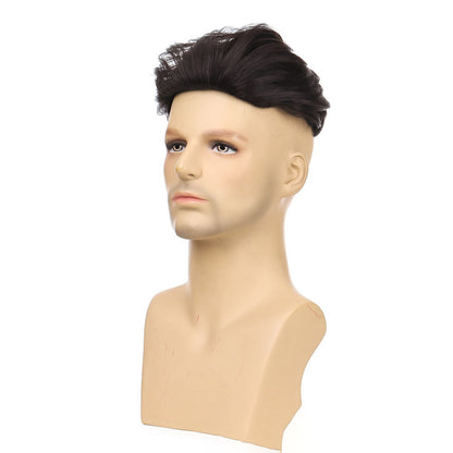 A man with a hair replacement