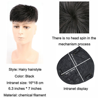 A man with a hair replacement