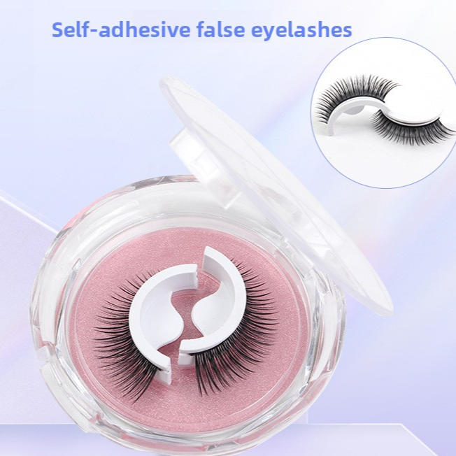 A Natural Self-Adhesive False Eyelashes, Repeatable Glue-Free Pair, Multiple Specifications Eyelash Crystal Box, Fresh and Natural