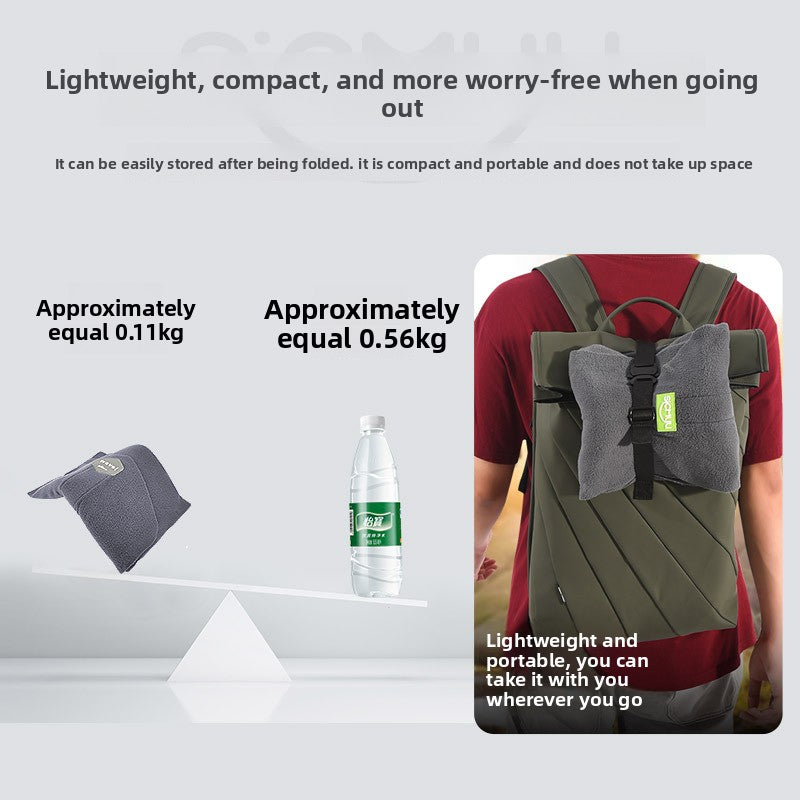 A neck-protecting U-shaped travel pillow