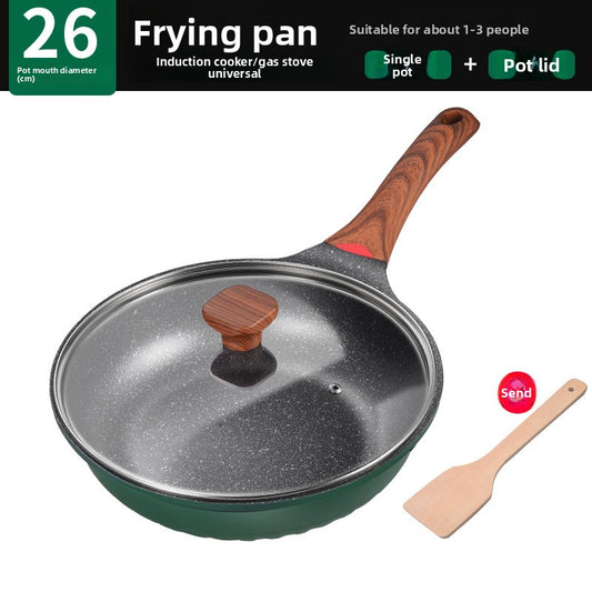 A non-stick pan made of tourmaline