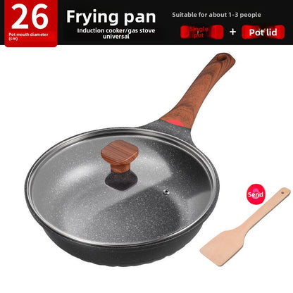 A non-stick pan made of tourmaline