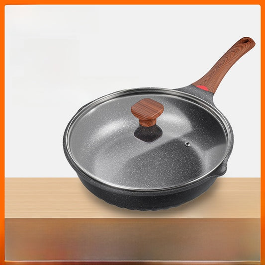 A non-stick pan made of tourmaline