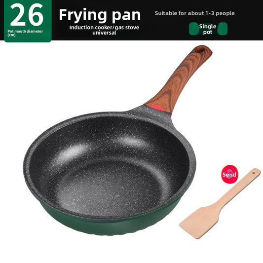 A non-stick pan made of tourmaline