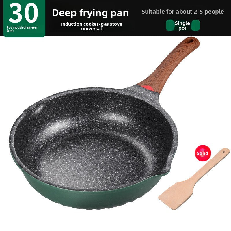 A non-stick pan made of tourmaline