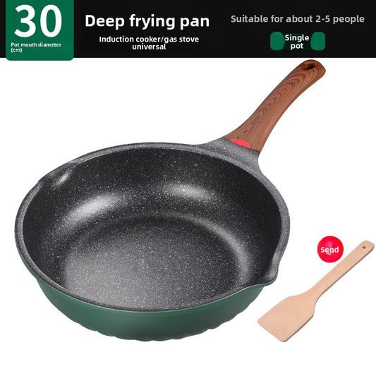 A non-stick pan made of tourmaline