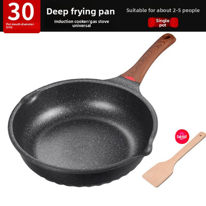 A non-stick pan made of tourmaline