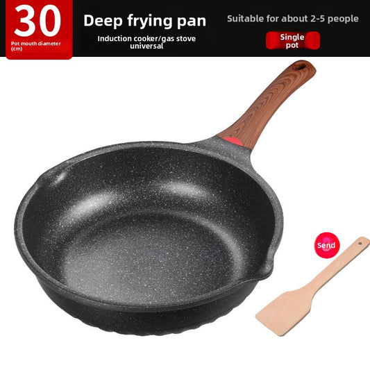A non-stick pan made of tourmaline