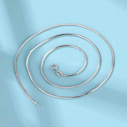 A platinum sweater chain necklace is a perfect accessory for women