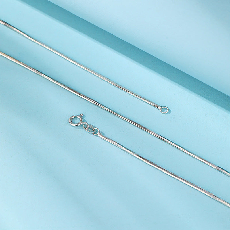 A platinum sweater chain necklace is a perfect accessory for women