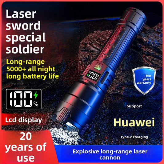 A powerful, long-lasting rechargeable flashlight