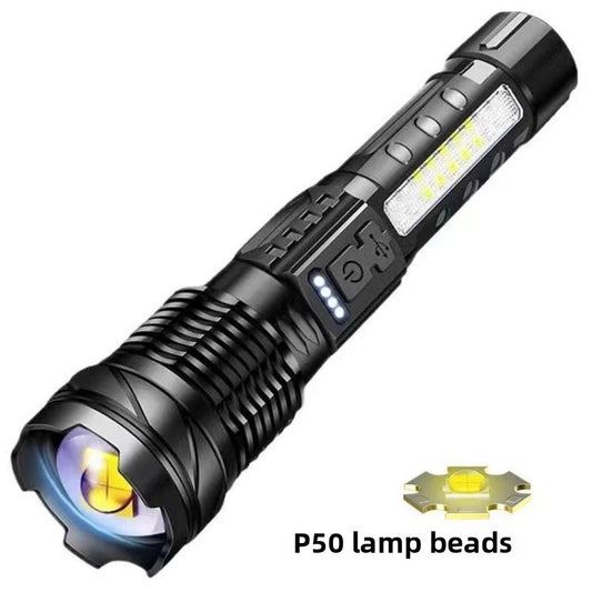 A powerful, long-lasting rechargeable flashlight