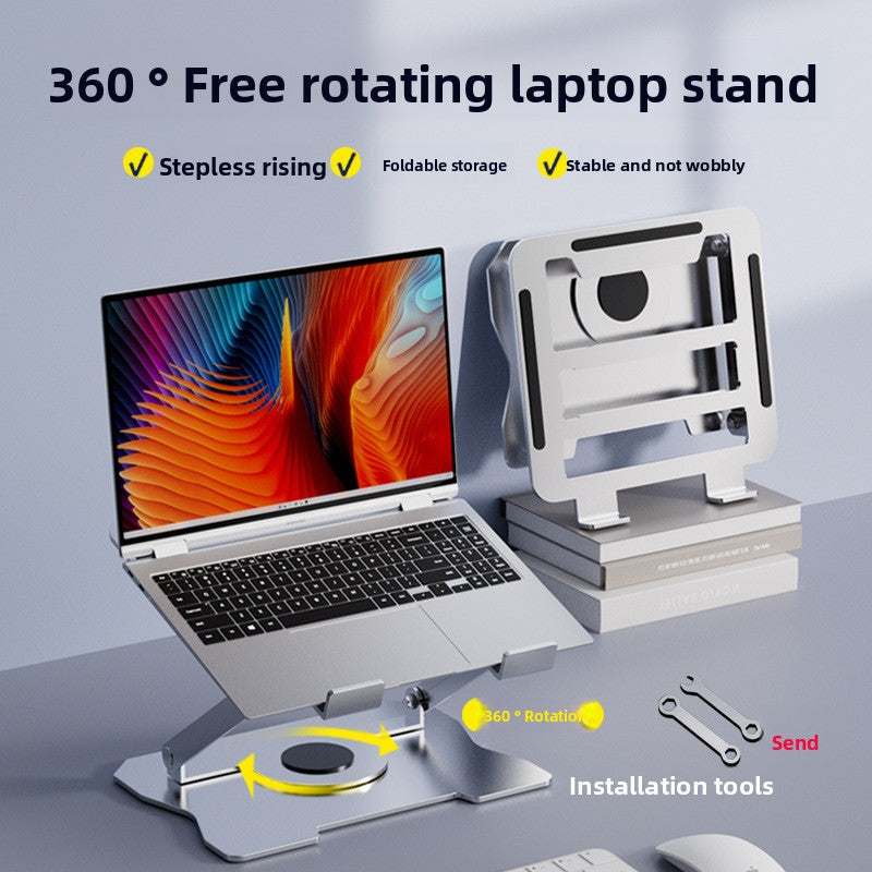 A rotatable laptop stand