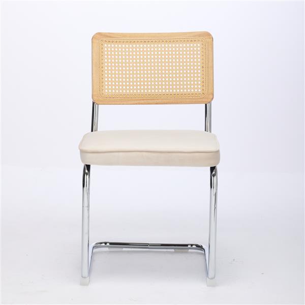 A set of 2-piece medieval modern dining chairs