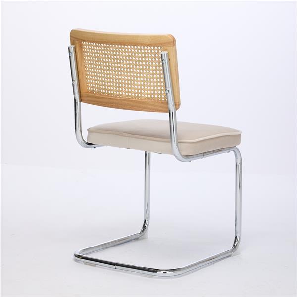 A set of 2-piece medieval modern dining chairs