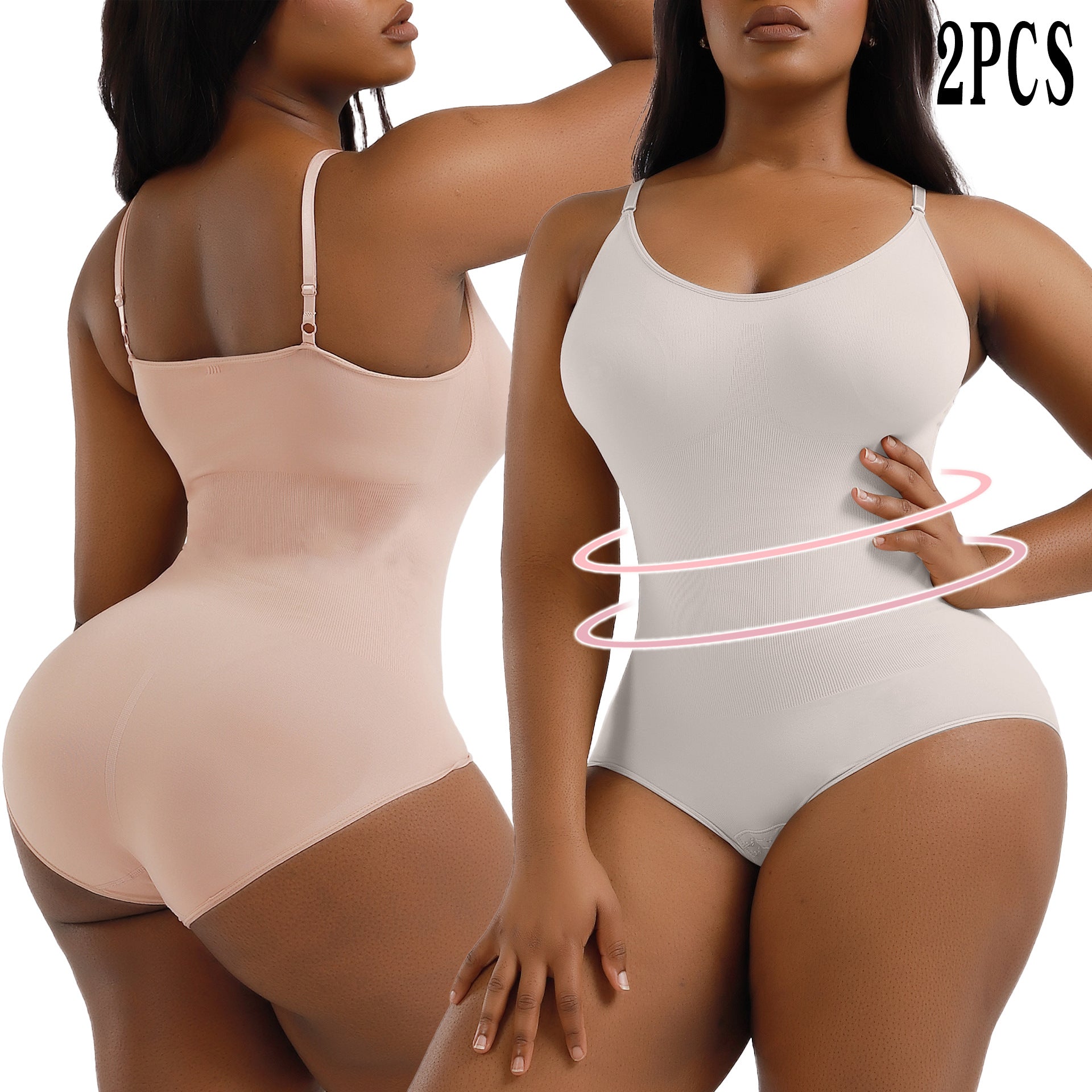 A slimming and body-shaping jumpsuit