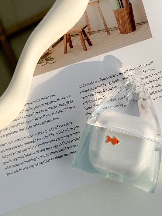 A small fish earphone case
