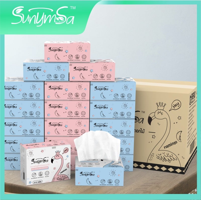 A small, unscented pack of paper towels with embossed wood patterns