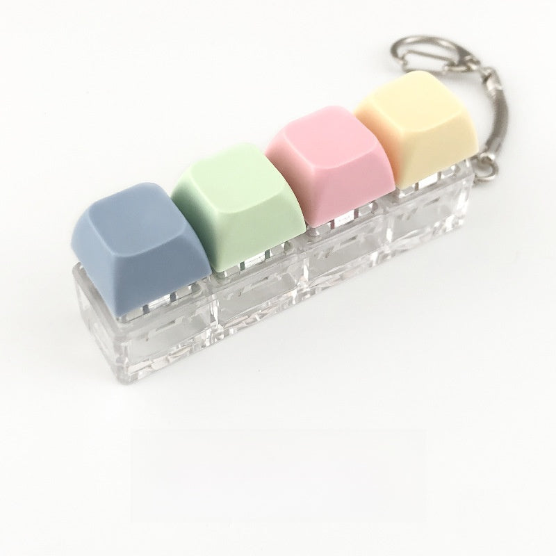 A squeezable charm pendant