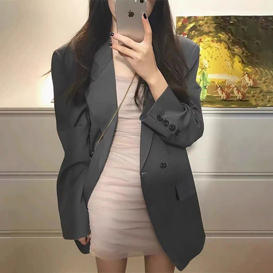 A stylish black small suit jacket