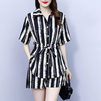 A stylish, youthful and slimming two-piece women's dress