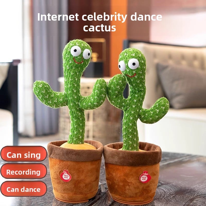 A talking and dancing cactus toy