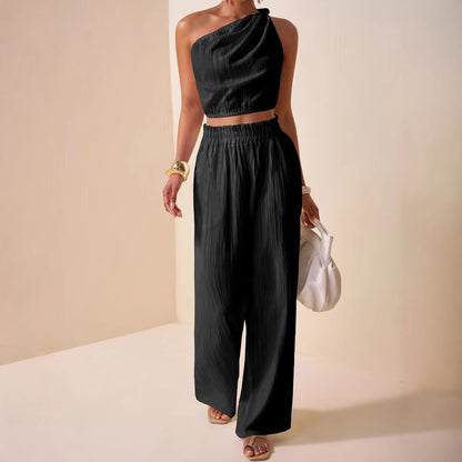 A two-piece set for women's fashion and casual wear