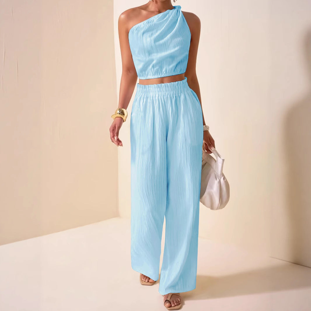A two-piece set for women's fashion and casual wear