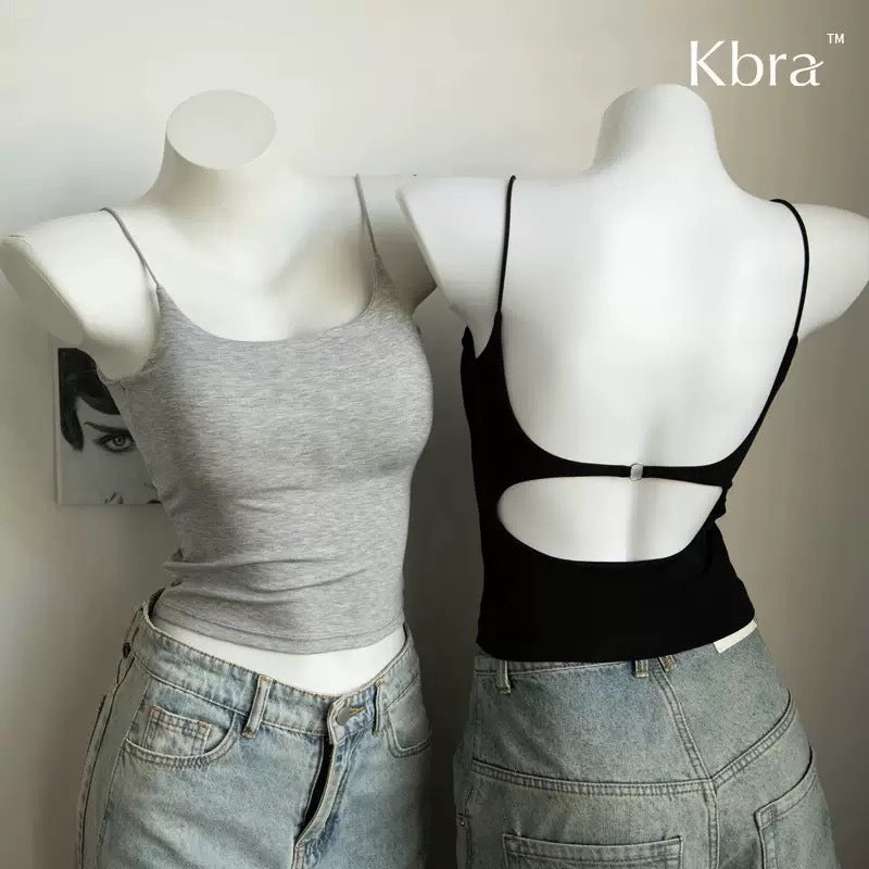 A versatile lingerie and vest base with a large U-shaped back