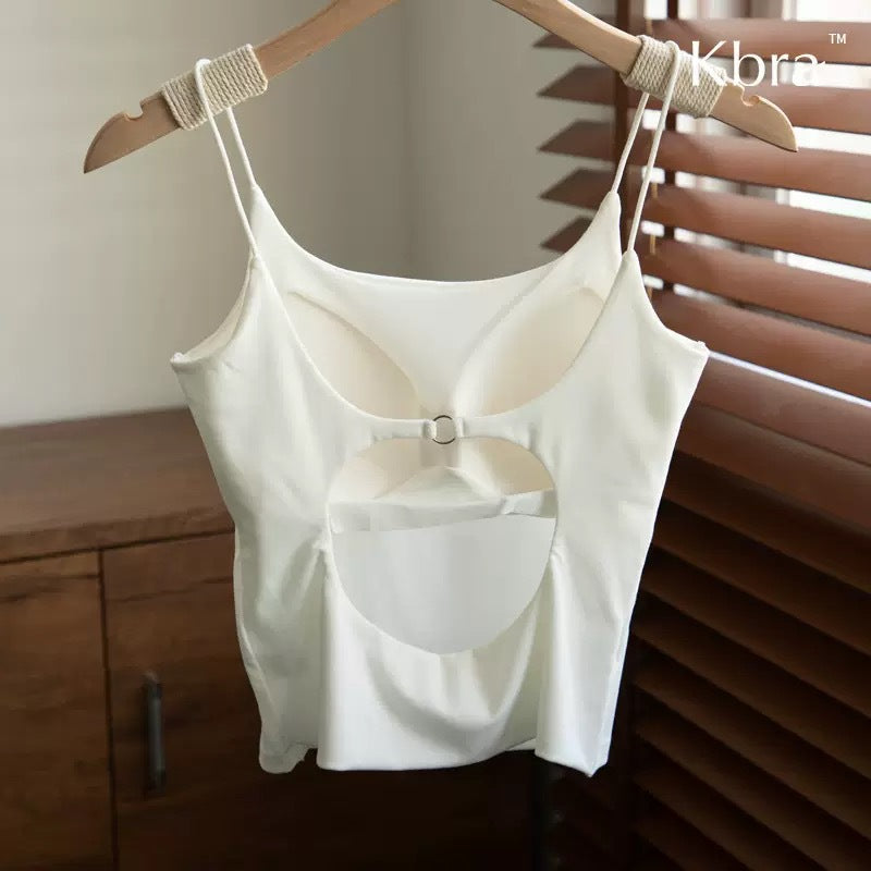 A versatile lingerie and vest base with a large U-shaped back