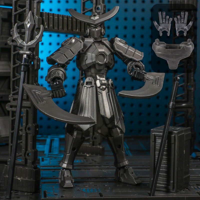 A versatile mecha doll assembly toy