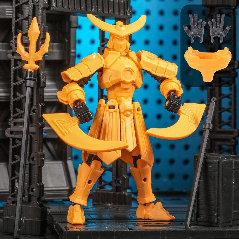 A versatile mecha doll assembly toy