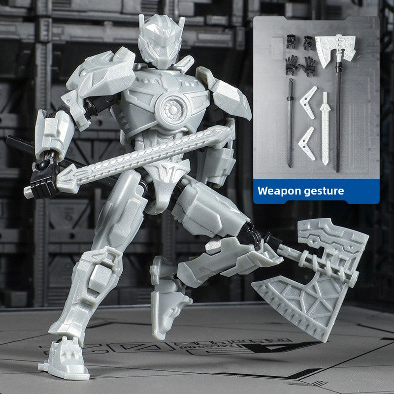 A versatile mecha doll assembly toy