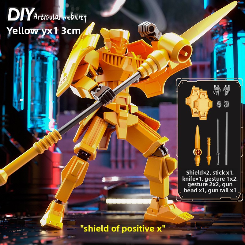 A versatile mecha doll assembly toy
