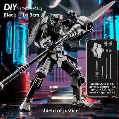 A versatile mecha doll assembly toy