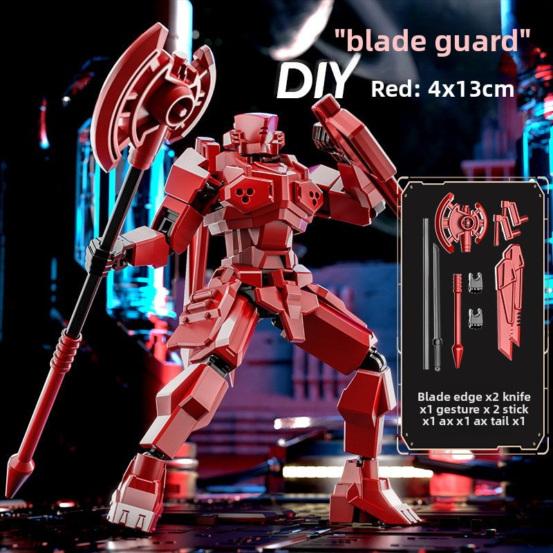 A versatile mecha doll assembly toy