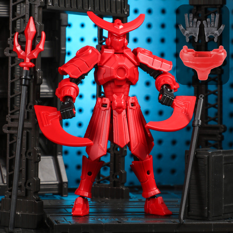 A versatile mecha doll assembly toy