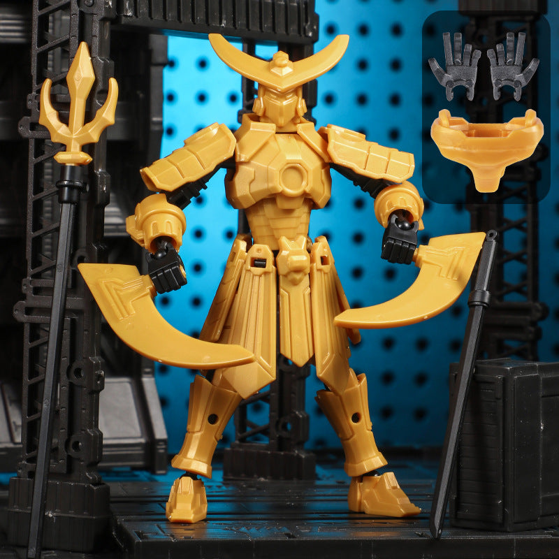 A versatile mecha doll assembly toy